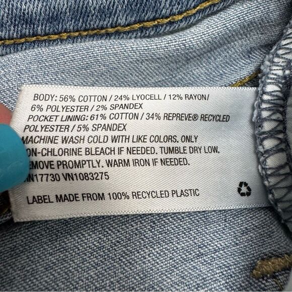 Universal ThreadsHigh Rise Straight Crop Jeans Size 6/28 - Picture 6 of 9